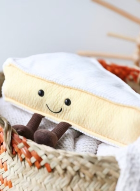 国内现货秒！01.23 Jellycat AMUSEABLE BRIE 布里干酪 奶酪玩偶