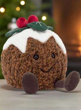 英国正品代购 02.20  jellycat Amuseable Christmas圣诞布丁玩偶