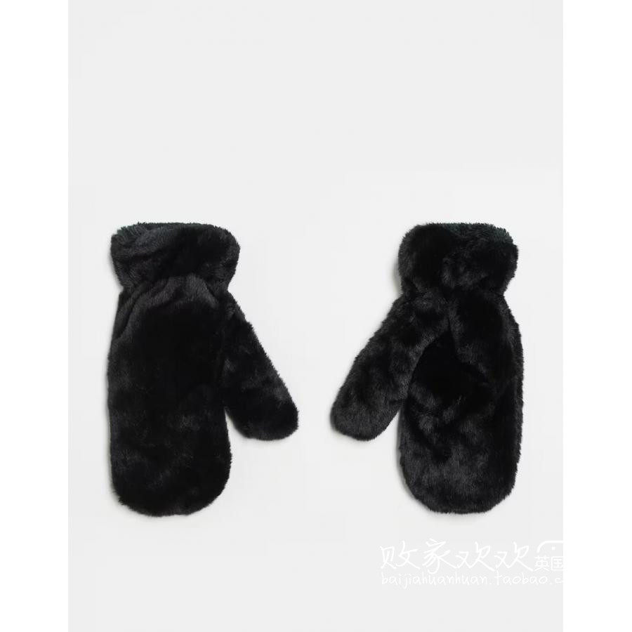 英国代购正品12.09 2025潮流导向 饰品新款 冬季毛绒保暖手套