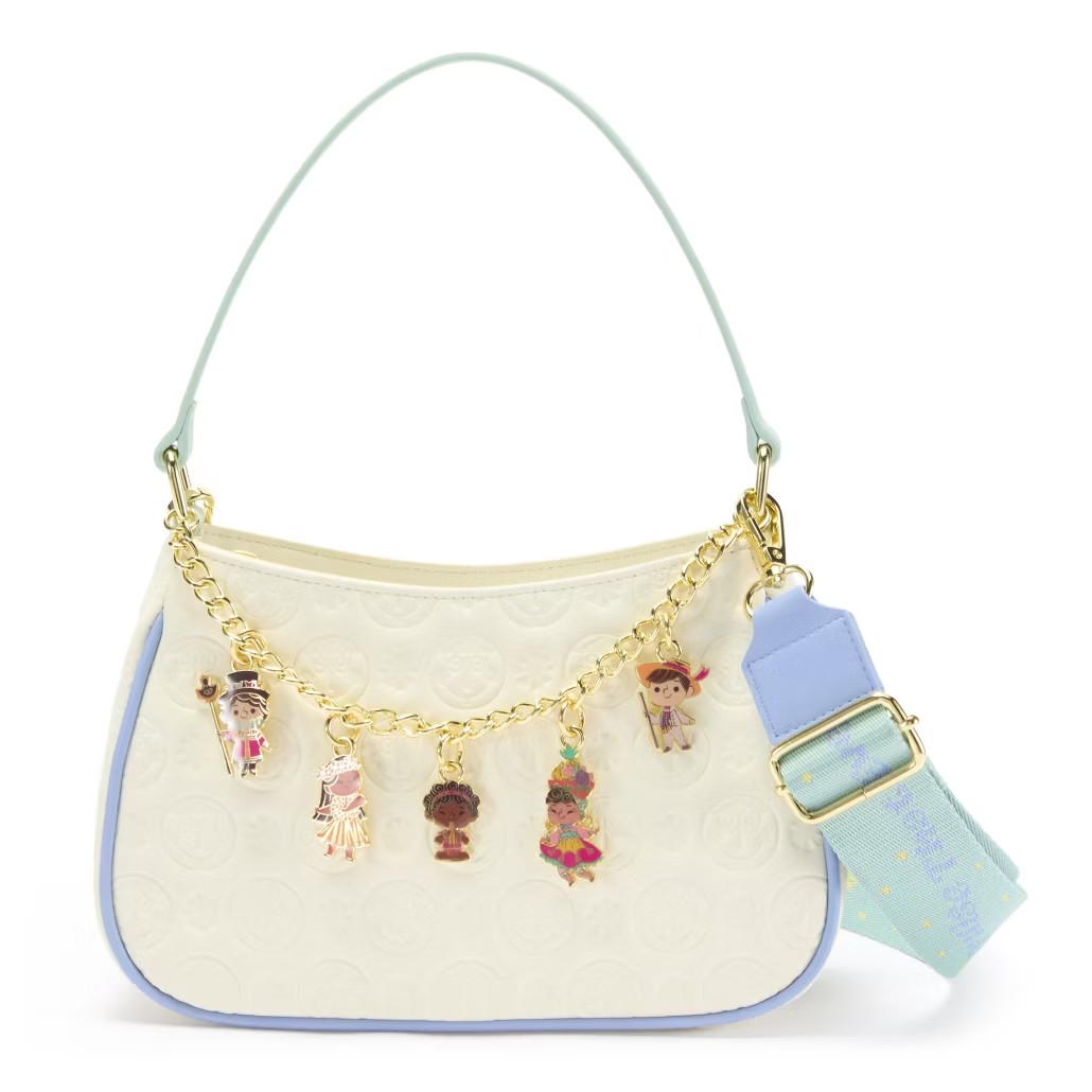 英国代购正品04.11 Disney迪士尼 Loungefly 小小世界绗缝斜挎包