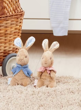 英国代购正品08.01 Peter Rabbit Beanie Soft Toy彼得兔毛绒玩偶