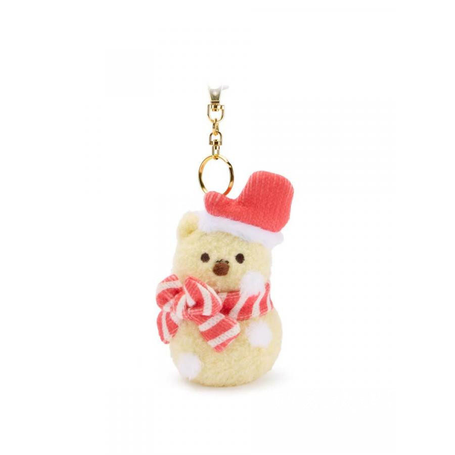 英国代购正品10.28 Disney Store Japan Winnie小熊维尼雪人 挂件