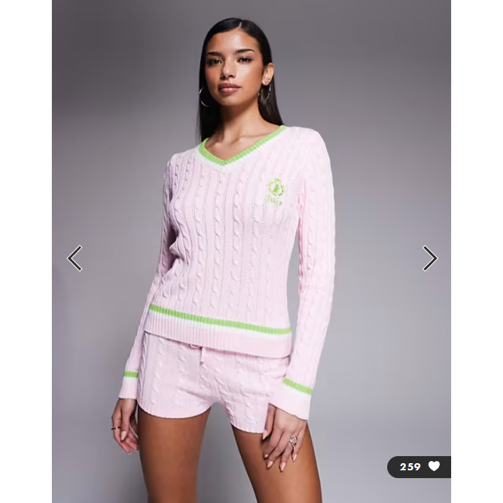 英国代购正品03.07 2026潮流导向 女装新款 麻花针织长袖舒适毛衣