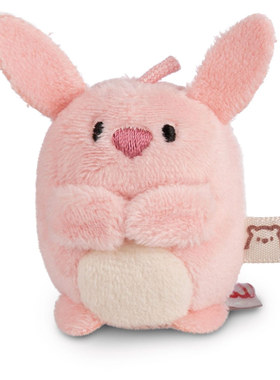 英国代购正品12.28 mymochi minis Pibu Bunny 粉色兔子 毛绒玩偶