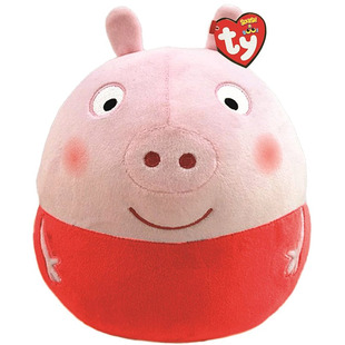 Peppa 玩偶 12.20 球球 小猪佩奇 Pig Boos Squish 正品 英国代购