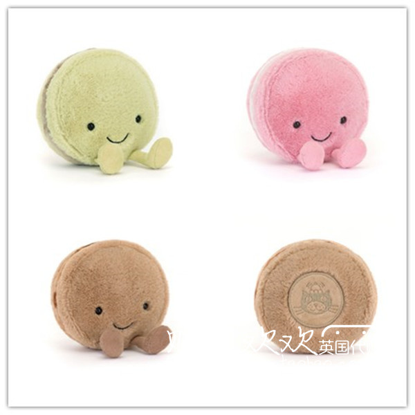 国内现货秒! 07.02 Jellycat 彩色冰淇淋 甜品系列马卡龙玩偶