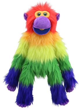 英国代购正品12.30 Rainbow Monkey Puppet 彩虹猴木偶 毛绒玩偶