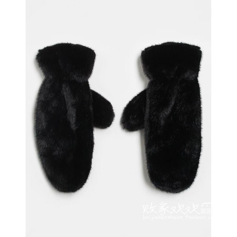 英国代购正品12.08 2025潮流导向 饰品新款 冬季毛绒保暖手套