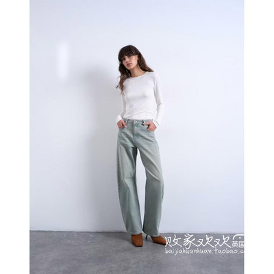 英国代购正品12.03 2025潮流导向 女装新款 TS直筒舒适牛仔裤