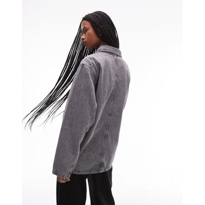 英国代购正品12.02 2025潮流导向 女装新款 休闲翻领牛仔长袖衬衫