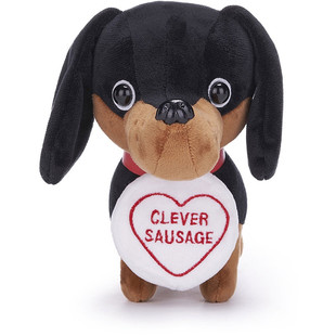 英国代购正品12.20 Love Hearts Clever Sausage Dog 爱心腊肠狗