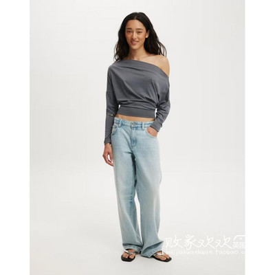 英国代购正品12.02 2025潮流导向 女装新款 设计长袖舒适百搭T恤