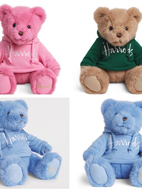 英国代购正品03.09 Harrods Henry Bear 哈罗德亨利熊 毛绒玩偶