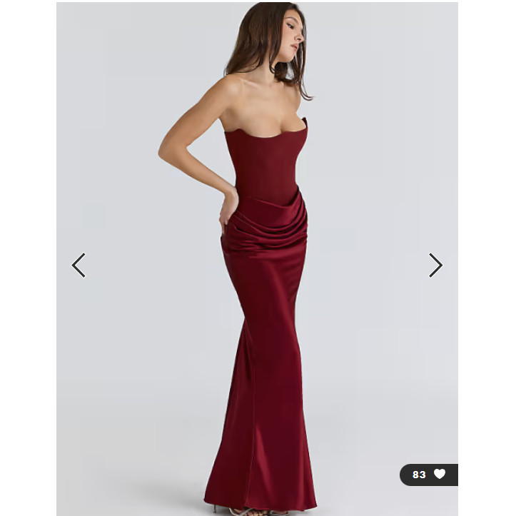 英国代购正品01.16 2026潮流导向 女装新款 抹胸长款设计连衣裙,女装/女士精品,连衣裙,淘宝优惠券,粉丝福利购,淘宝优惠卷