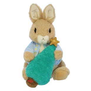 英国代购正品01.30 Christmas Fun Peter Rabbit抱圣诞树的彼得兔