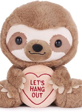 英国代购正品12.20 Love Hearts Let's Hang Out Sloth 爱心树懒