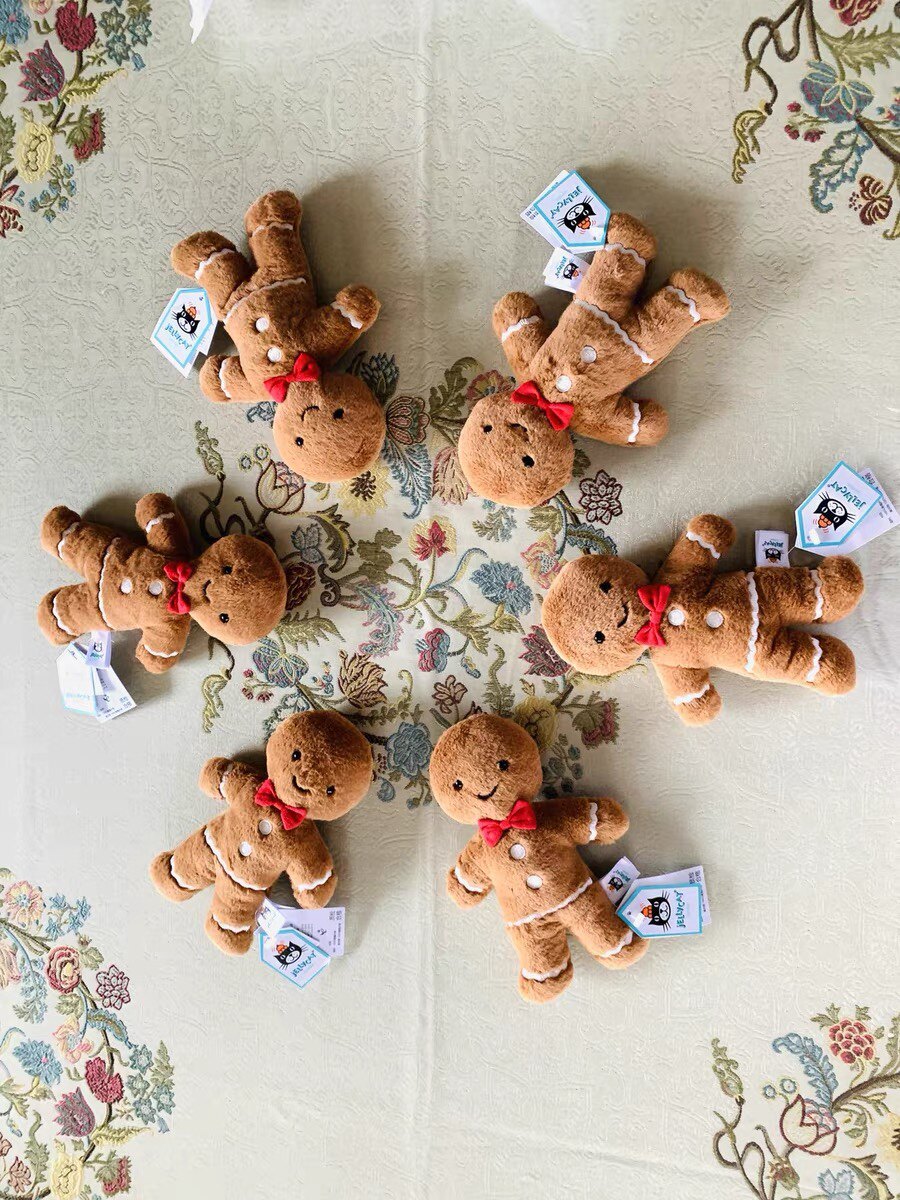 国内现货huge！ 01.16 Jellycat Gingerbread 弗雷德 姜饼人玩偶