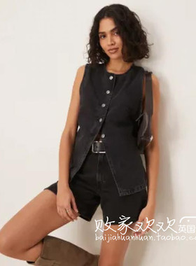 英国代购正品07.04 2025潮流导向 女装新款 休闲无袖针织百搭背心