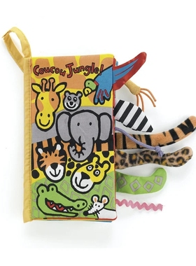 英国代购正品01.22 jellycat Coucou Jungle Livre动物园 书 玩偶