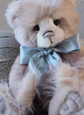 英国代购正品06.17 Charlie Bears 查理熊 JANICE 系丝巾的幼崽熊