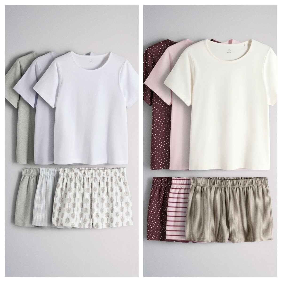 英国代购正品06.05 名品NEXT 女装新款 三件套T恤短裤睡衣 套装