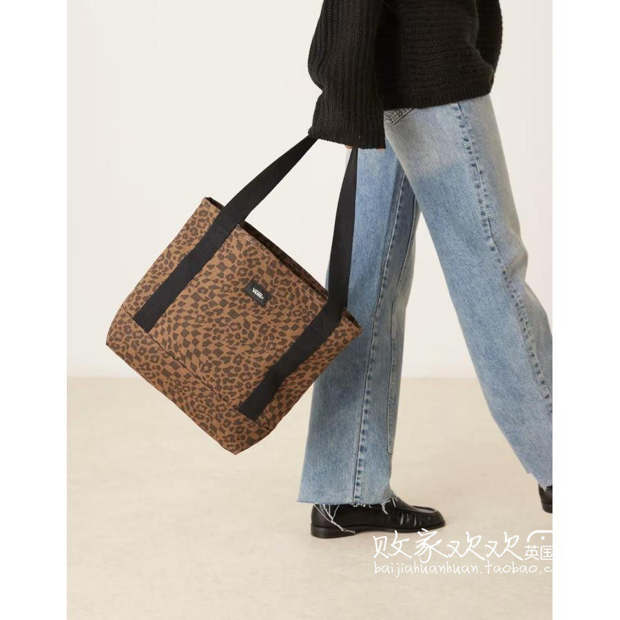 英国代购正品09.07 2025潮流导向 女包新款 设计豹纹百搭手提包