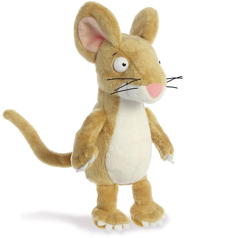 英国代购正品09.18 The Gruffalo Mouse 可爱的老鼠 毛绒玩偶