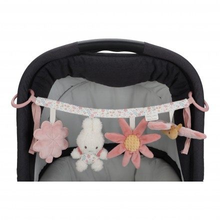 英国代购正品02.26 Miffy Stroller toy chain 米菲兔婴儿车玩偶