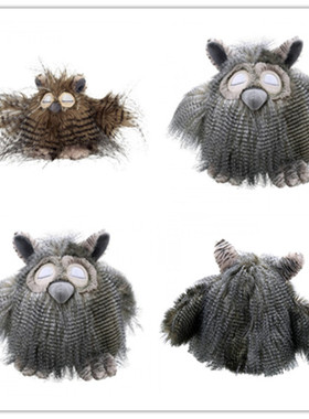 英国代购正品11.25 Wilberry Feathery Friends 萌宠炸毛 猫头鹰