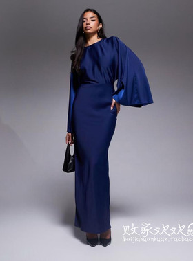 英国代购正品10.08 2025潮流导向 女装新款 设计长款百搭连衣裙