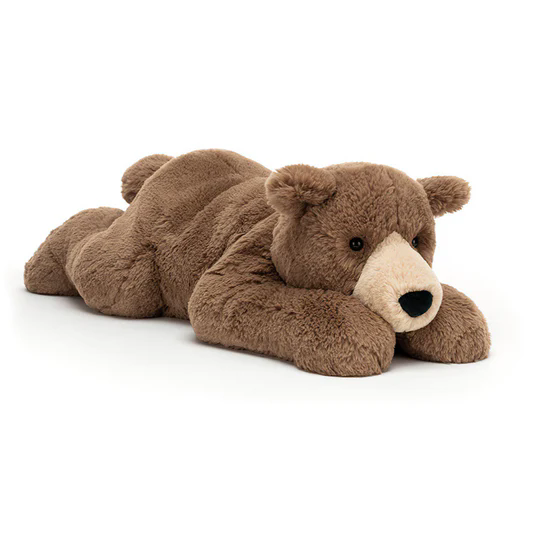 JellycatWoodyBearLying