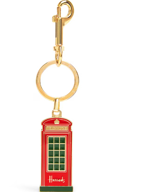 英国代购正品10.12 Harrods Multi Telephone Box 电话亭钥匙扣
