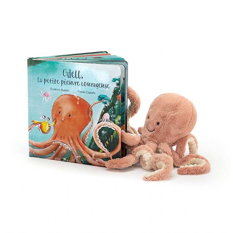 英国代购正品01.22 jellycat Odell La Petite Pieuvre章鱼书套装,玩具/童车/益智/积木/模型,毛绒/玩偶/公仔/布艺类玩具,淘宝优惠券,粉丝福利购,淘宝优惠卷