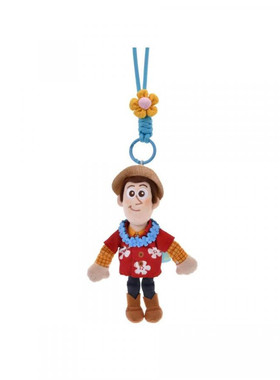 英国代购正品10.15 Disney Woody Soft Toy Keyring 伍迪钥匙扣