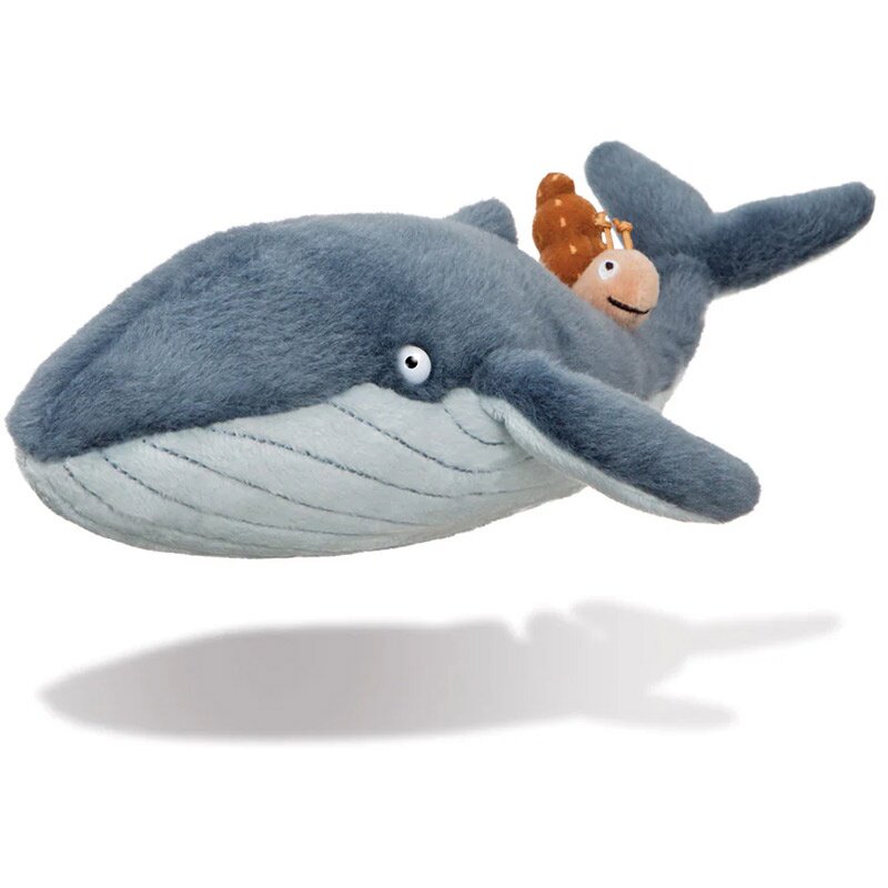 英国代购正品05.26 The Snail and the Whale蜗牛与鲸鱼 毛绒玩偶