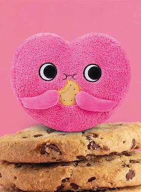 英国代购正品01.19 Munchies Heart 趣味的爱心饼干零食 毛绒玩偶