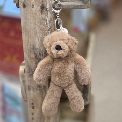 英国代购正品04.28 Hampton The Plush Dark Brown泰迪熊钥匙圈