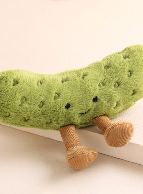 国内现货秒！02.06 jellycat Pickle 趣味蔬菜系列酸黄瓜蔬菜玩偶