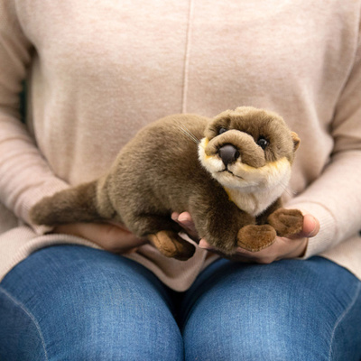 英国代购正品05.07 Living Nature Medium Otter 水獭 毛绒玩偶