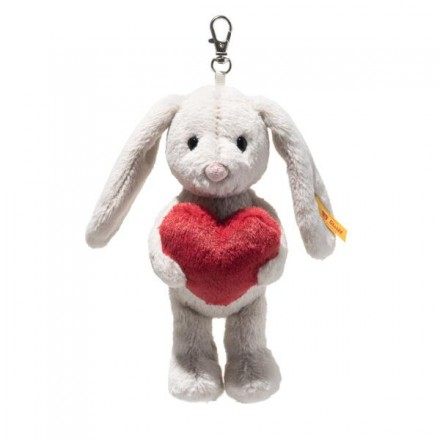 英国代购正品01.01 Steiff Hoppie Rabbit Love 爱心兔子 钥匙扣