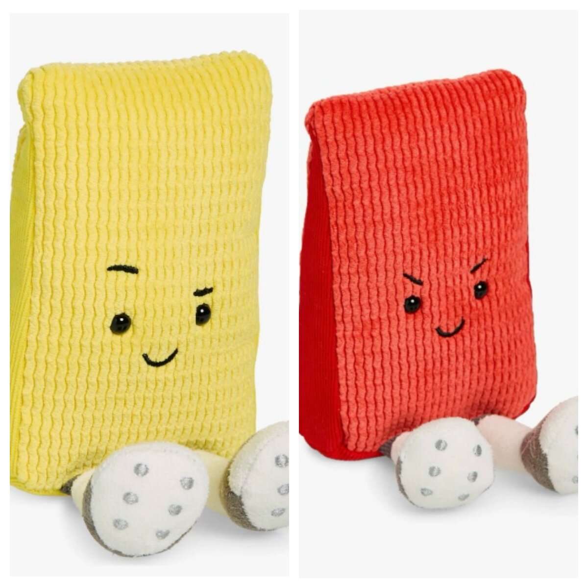 英国代购正品06.18 Jellycat世界杯红牌黄牌毛绒玩偶世界杯限定款