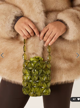 英国代购正品01.06 2026潮流导向 女包新款  串珠迷你手提包