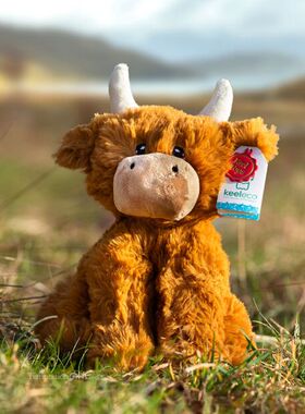 英国代购正品03.13 Keel Toys Keeleco Highland Cow 高地牛玩偶