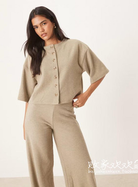 英国代购正品08.10 2025潮流导向 女装新款 休闲短袖设计百搭小衫