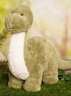 英国代购正品05.15 Dan The Plush Diplodocus 梁龙 毛绒玩偶玩具