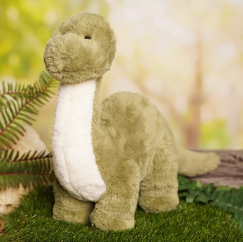 英国代购正品05.15 Dan The Plush Diplodocus 梁龙 毛绒玩偶玩具
