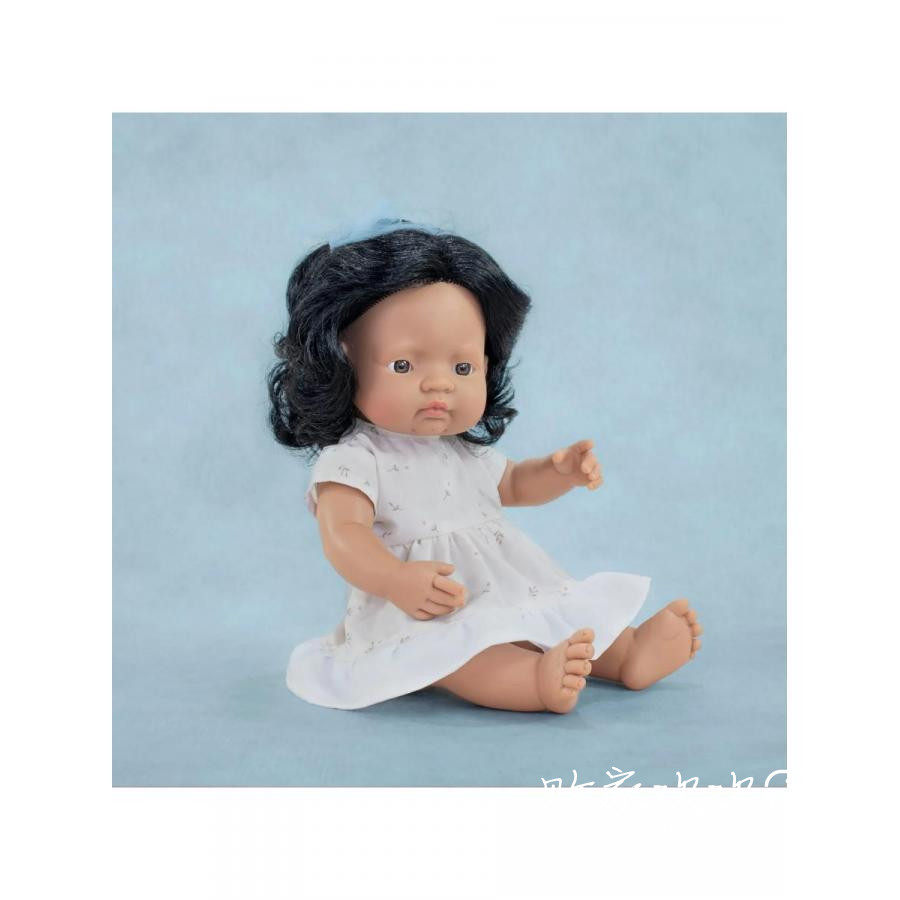 英国代购正品06.20 Miniland Latin Dressed 拉丁女孩婴儿娃娃