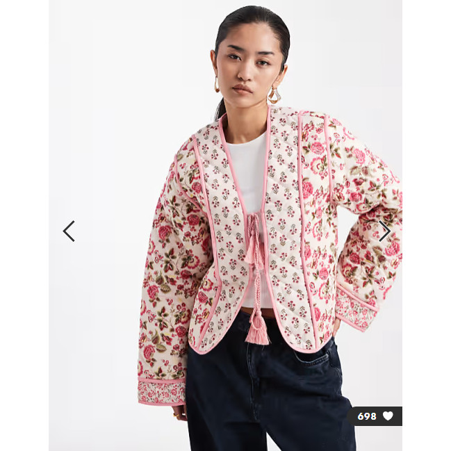 女装新款碎花短款舒适百搭外套