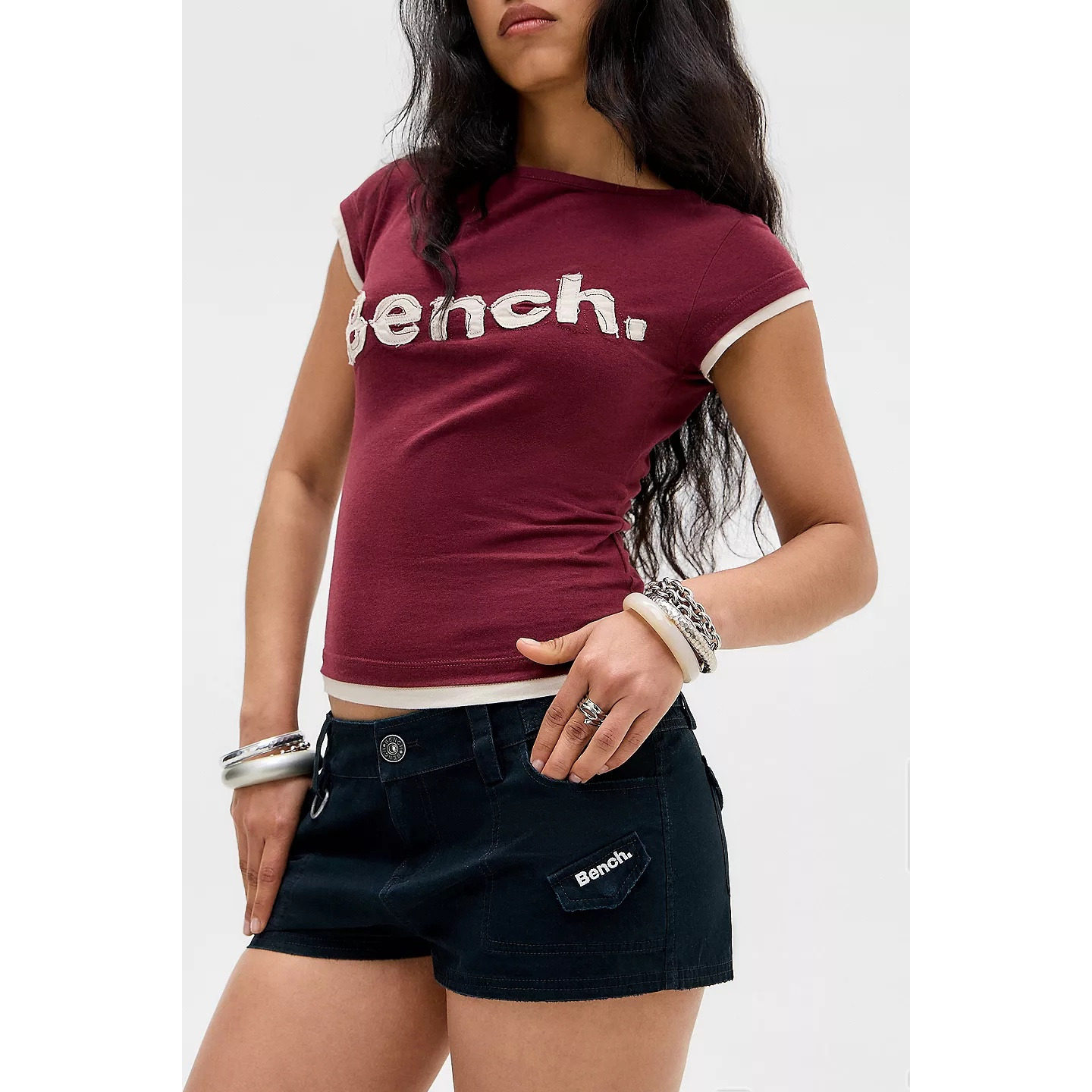 英国代购正品05.05 名品UO 女装新款 时尚深色直筒舒适百搭短裤