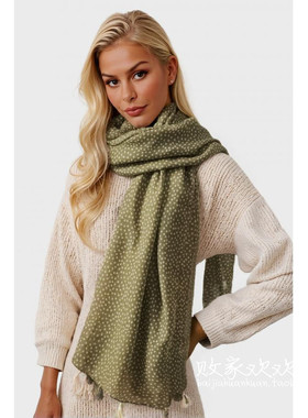 英国代购正品12.13 名品Boohoo 饰品新款 设计长款舒适保暖围巾